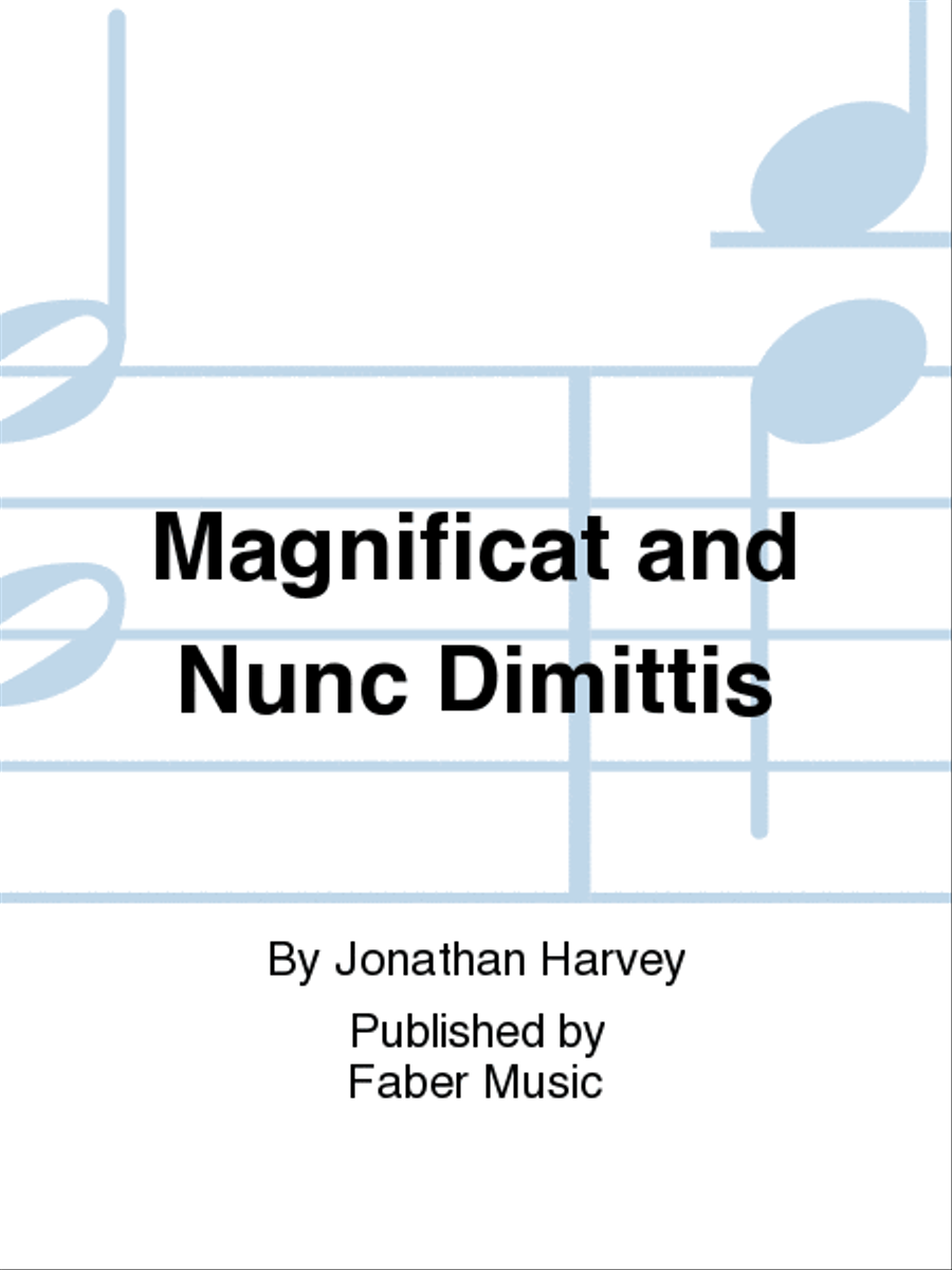 Magnificat and Nunc Dimittis 4-Part scores gallery preview page 1