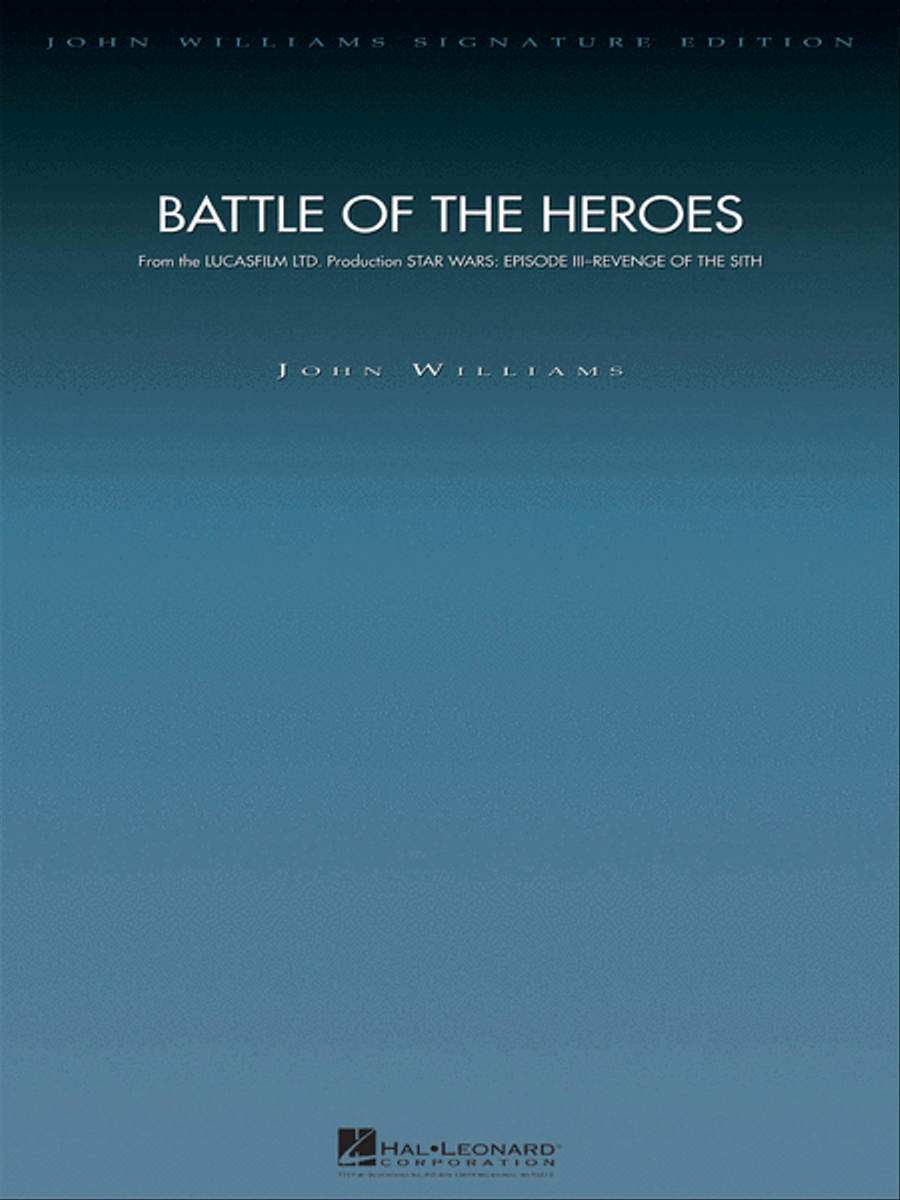 Battle of the Heroes (from Star Wars Episode III: Revenge of the Sith) Full Orchestra scores gallery preview page 1