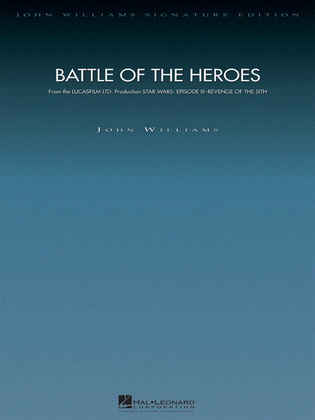 Book cover for Battle of the Heroes (from Star Wars Episode III: Revenge of the Sith)