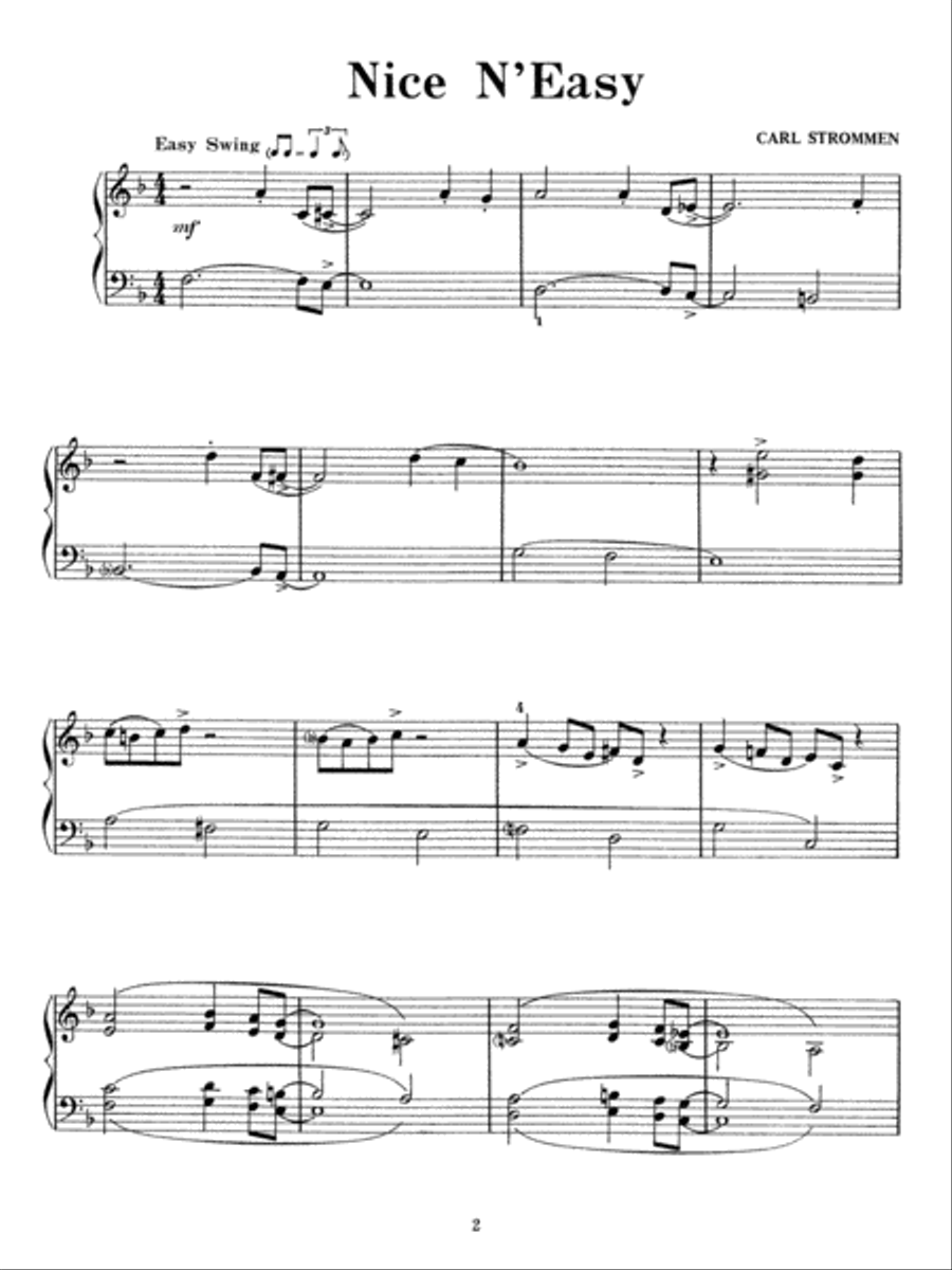 Piano a la Jazz: Intermediate Piano Solo scores gallery preview page 3