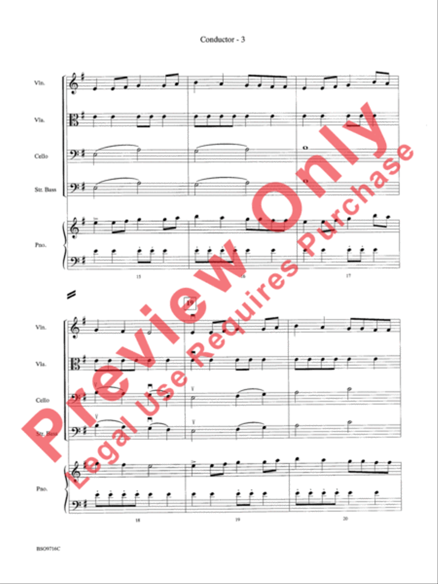 Tangents for Strings String Orchestra scores gallery preview page 6