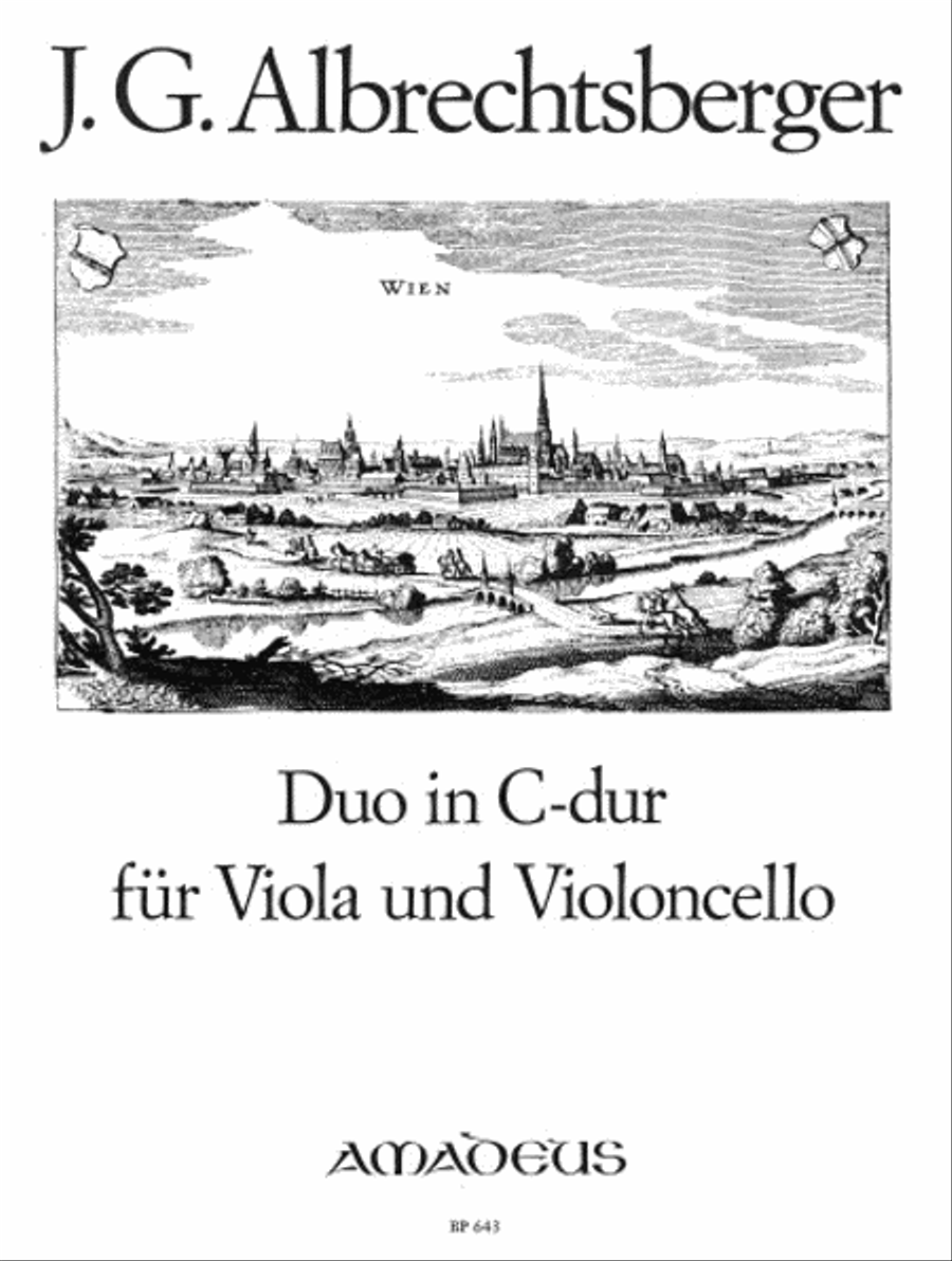 Duo in C major Cello scores gallery preview page 1