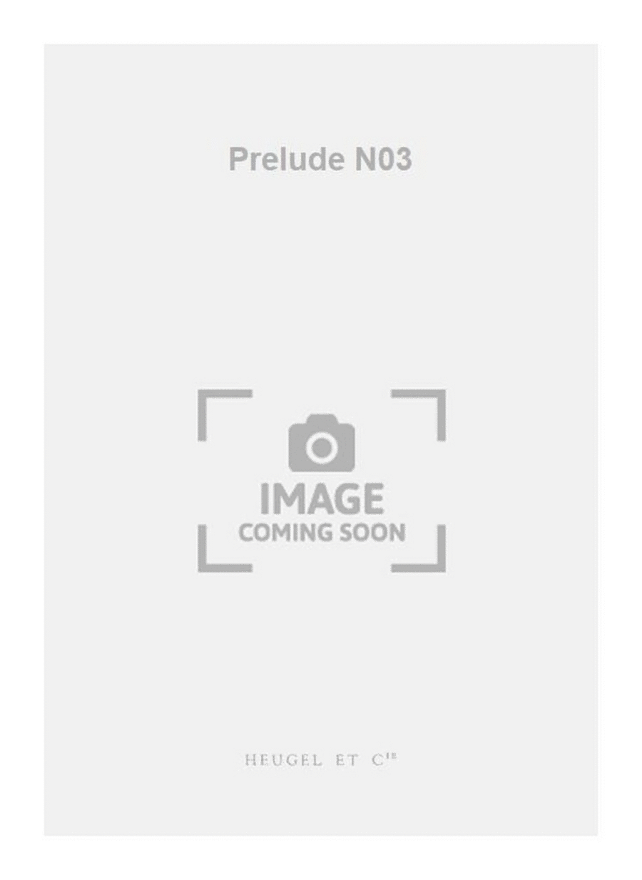 Prelude N03 Piano Solo scores gallery preview page 1