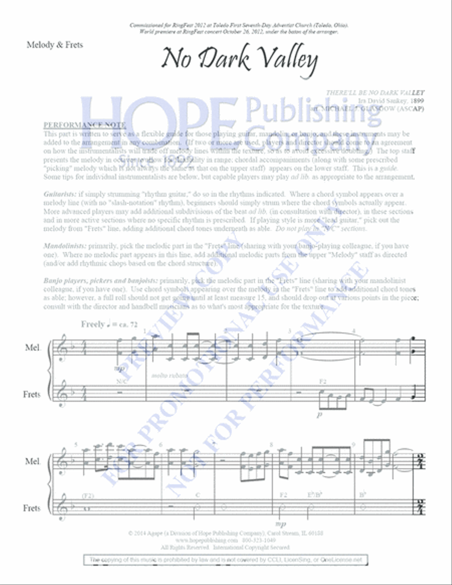 No Dark Valley 5-Octaves scores gallery preview page 2