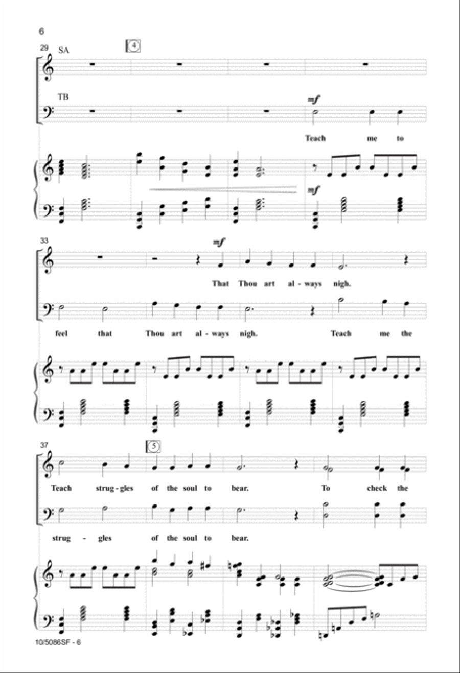 Spirit of God, Descend Upon My Heart Spirit of God, Descend Upon My Heart 4-Part scores gallery preview page 5