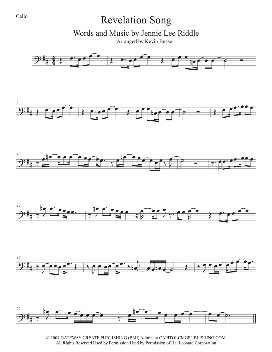 Revelation Song