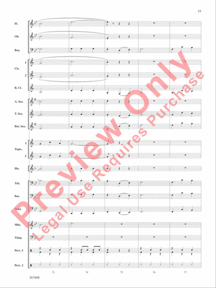 It's the Most Wonderful Time of the Year Concert Band scores gallery preview page 16
