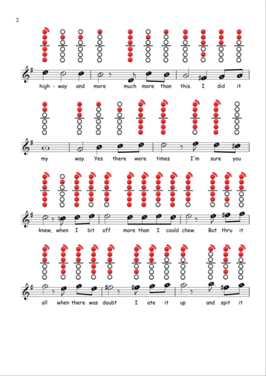 My Way Tenor Saxophone scores gallery preview page 2