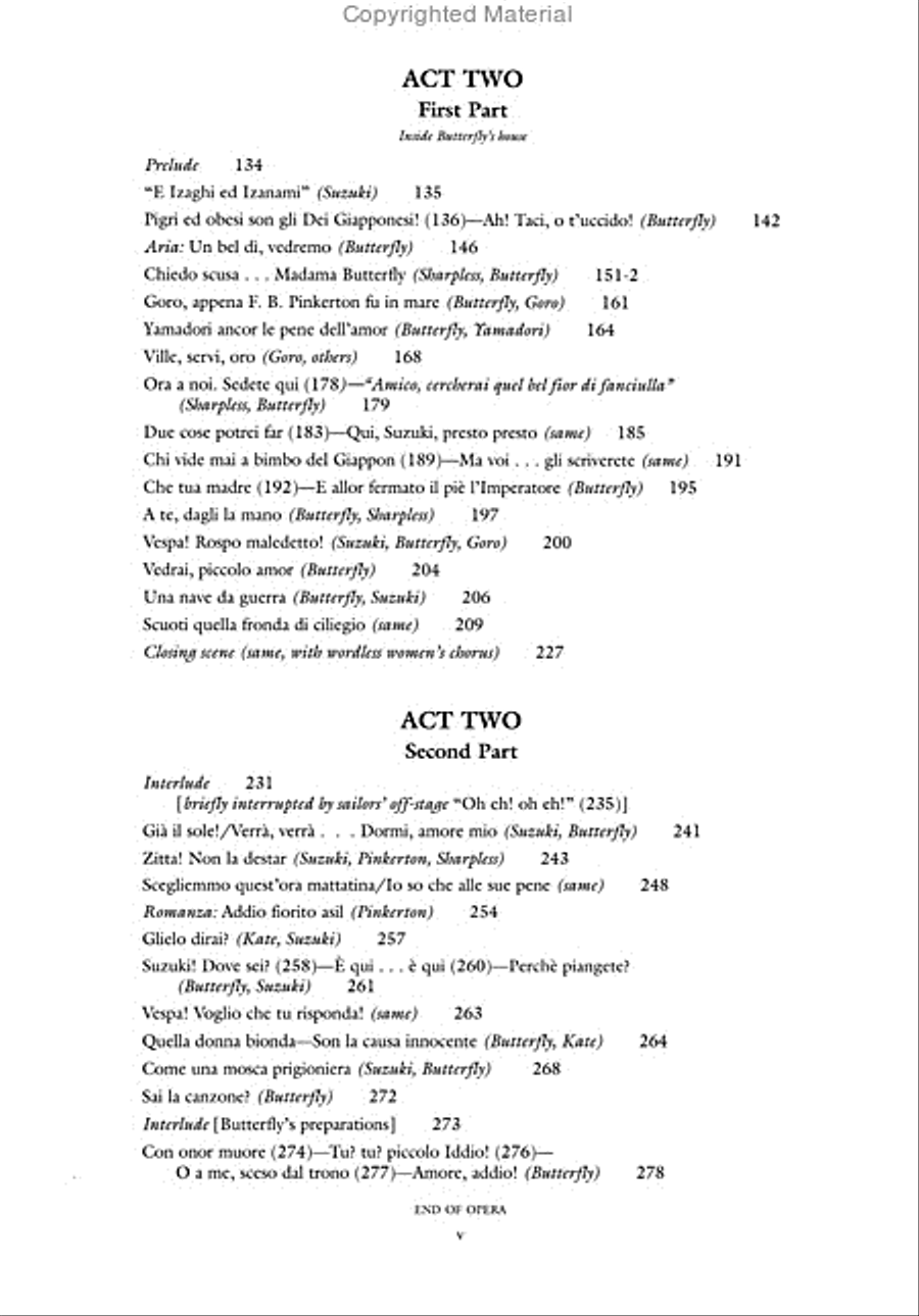 Madama Butterfly Voice scores gallery preview page 2