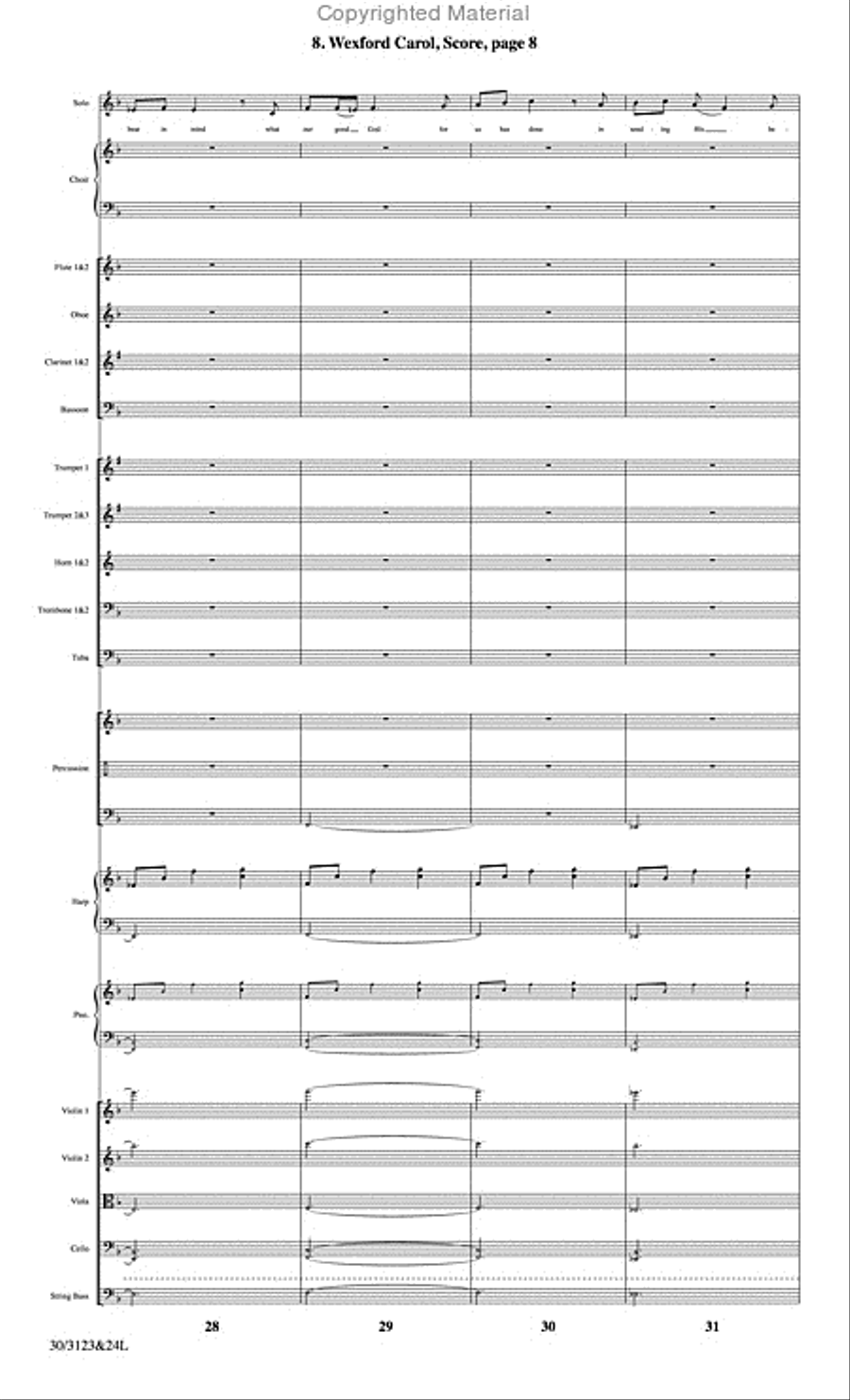 The Christmas Story - Set of Parts Choir scores gallery preview page 76