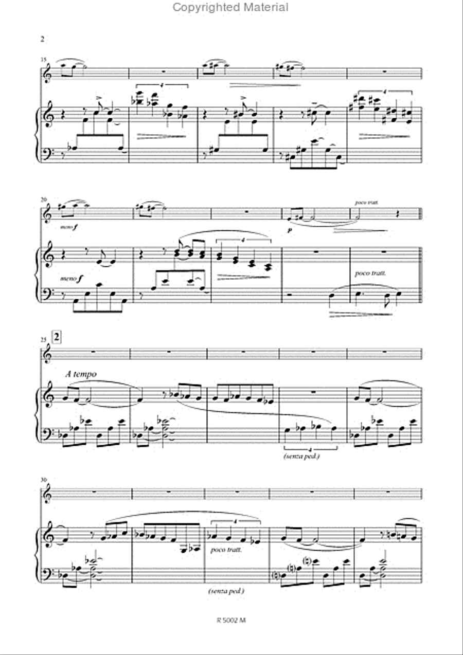 Elisions du jour Clarinet Solo scores gallery preview page 3