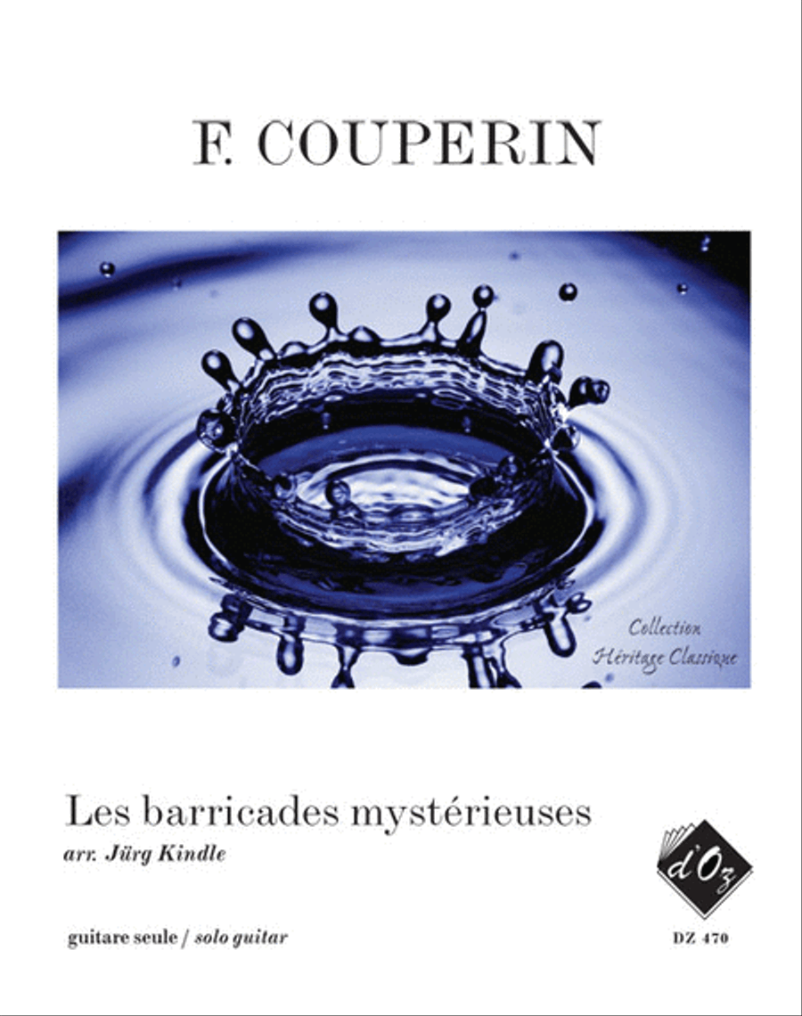 Les barricades mystérieuses Classical Guitar scores gallery preview page 1