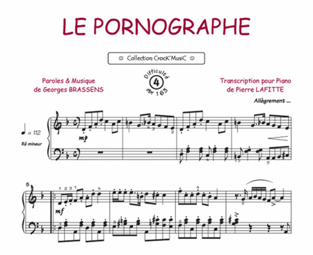 Le pornographe (Collection CrocK'MusiC)