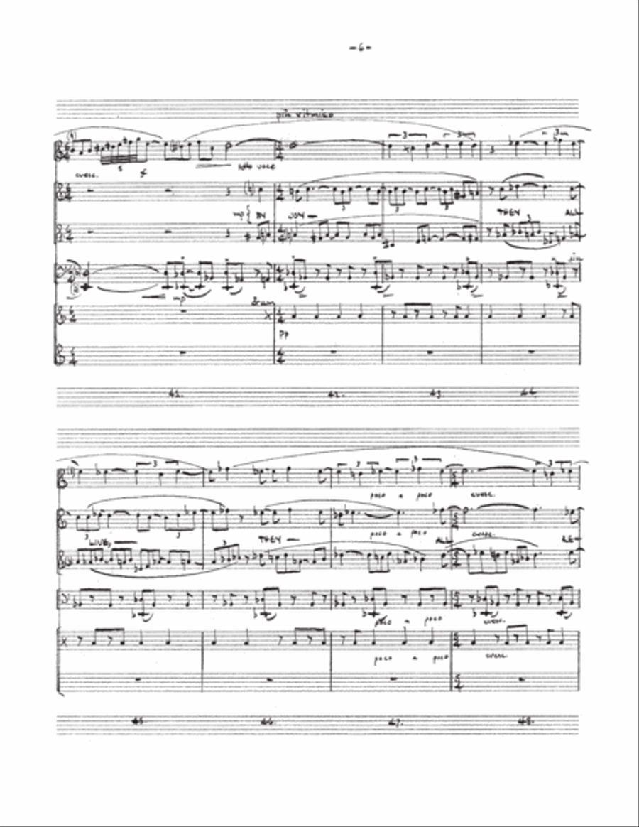 Serenade No. 5 Tenor Voice scores gallery preview page 5