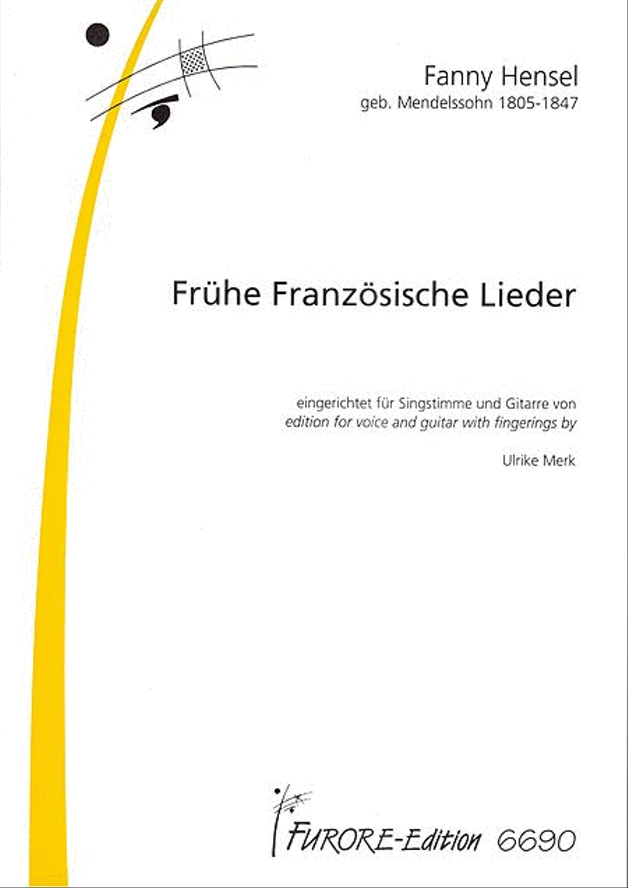 Fruhe Franzosische Lieder/ Early French Songs Classical Guitar scores gallery preview page 1