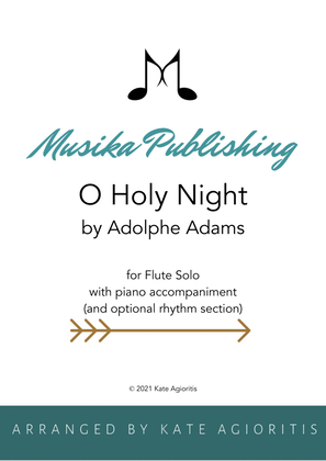 O Holy Night - Flute and Piano (with optional Rhythm Section)