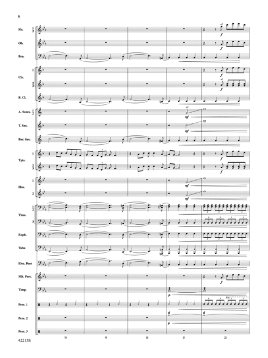 The Eagles on Tour: Score Concert Band scores gallery preview page 6