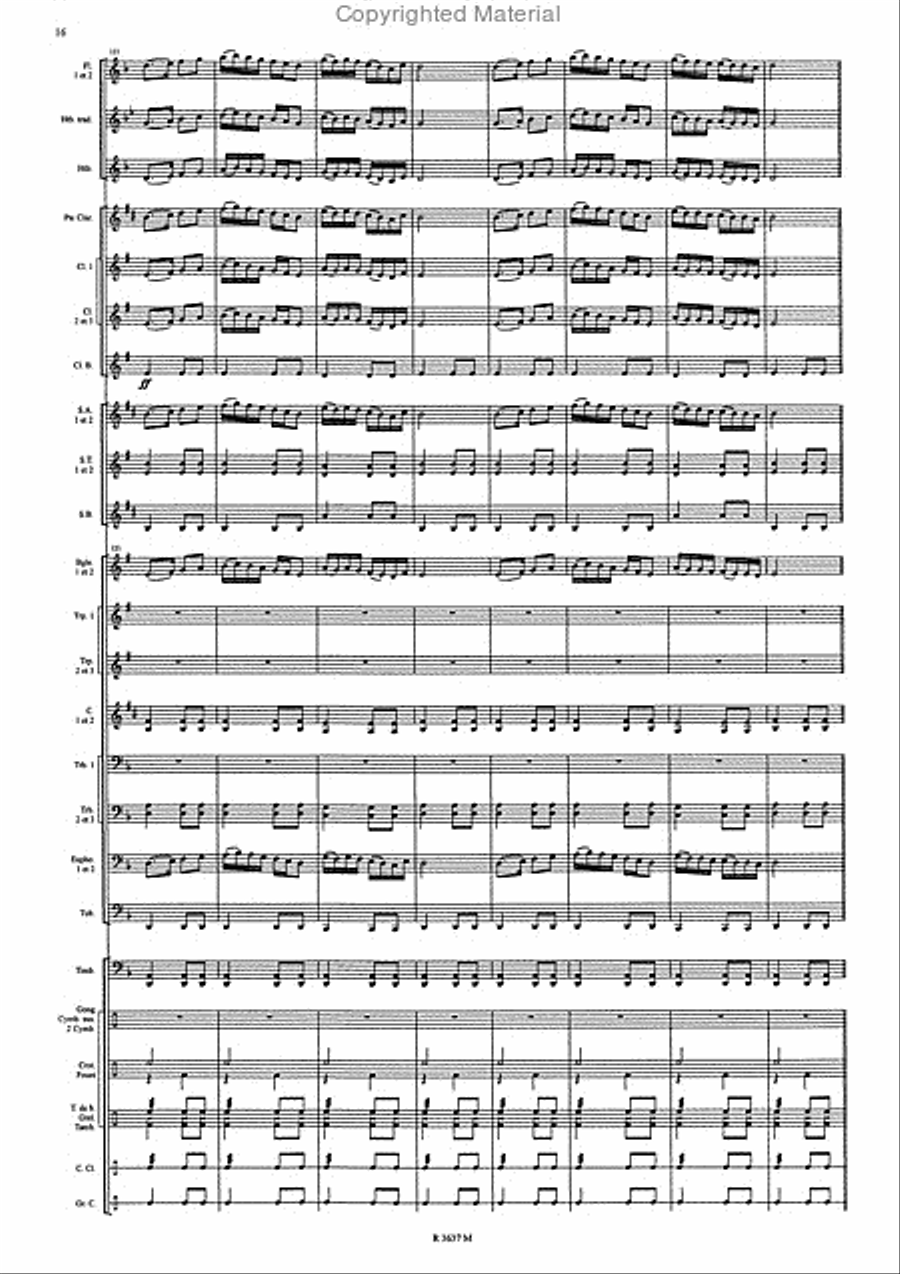 Ambaixadora Contrabandistas Concert Band scores gallery preview page 17