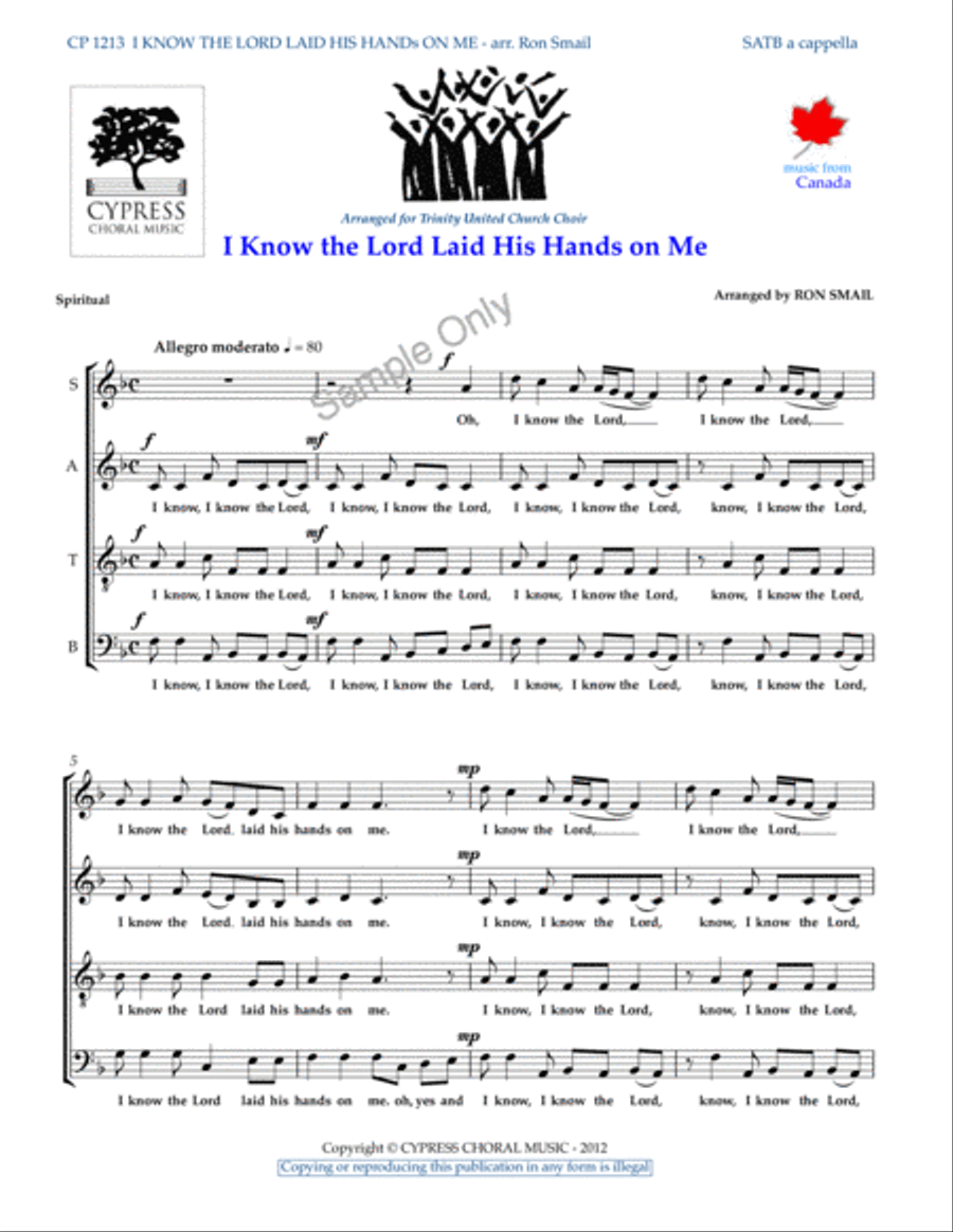 I Know The Lord I Know The Lord 4-Part scores gallery preview page 2