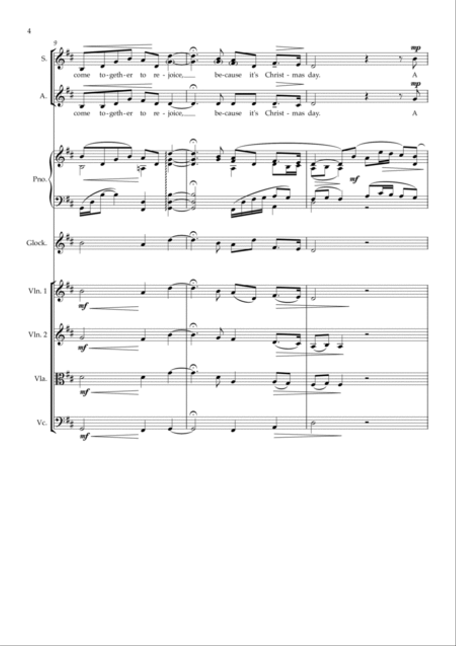 Christmas In Australia Christmas In Australia Choir scores gallery preview page 5