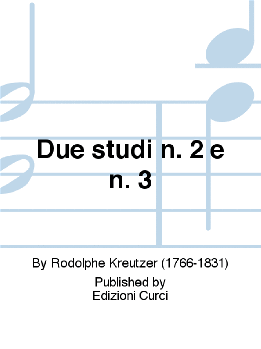 Due studi n. 2 e n. 3 Due studi n. 2 e n. 3 School and Community scores gallery preview page 1