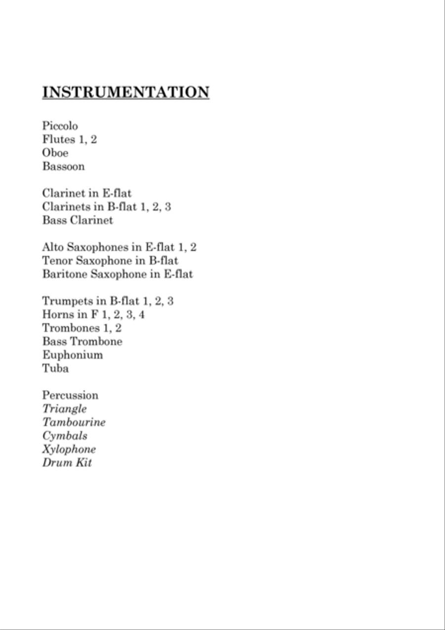 Misirlou Concert Band scores gallery preview page 2