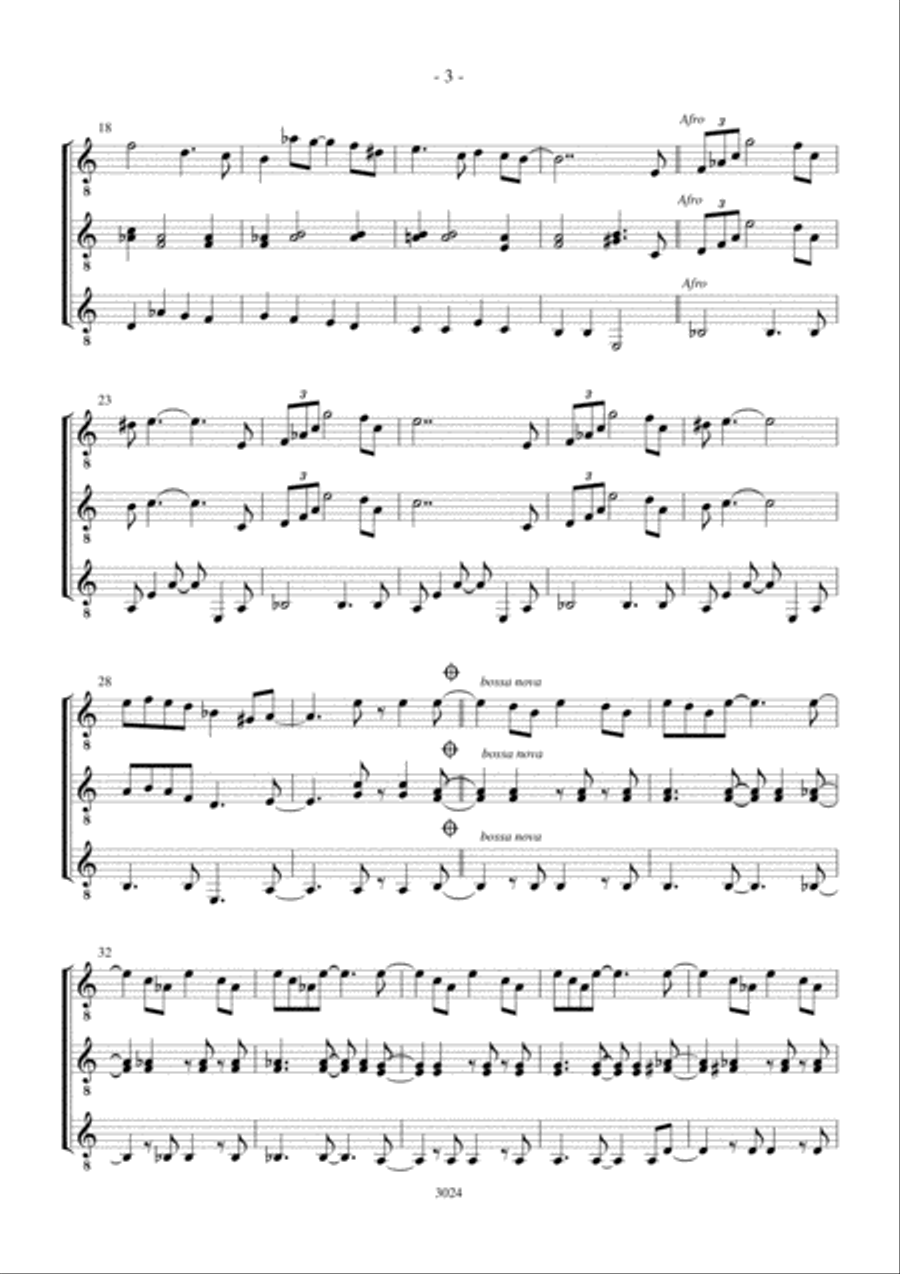A Night In Tunisia Electric Guitar scores gallery preview page 3