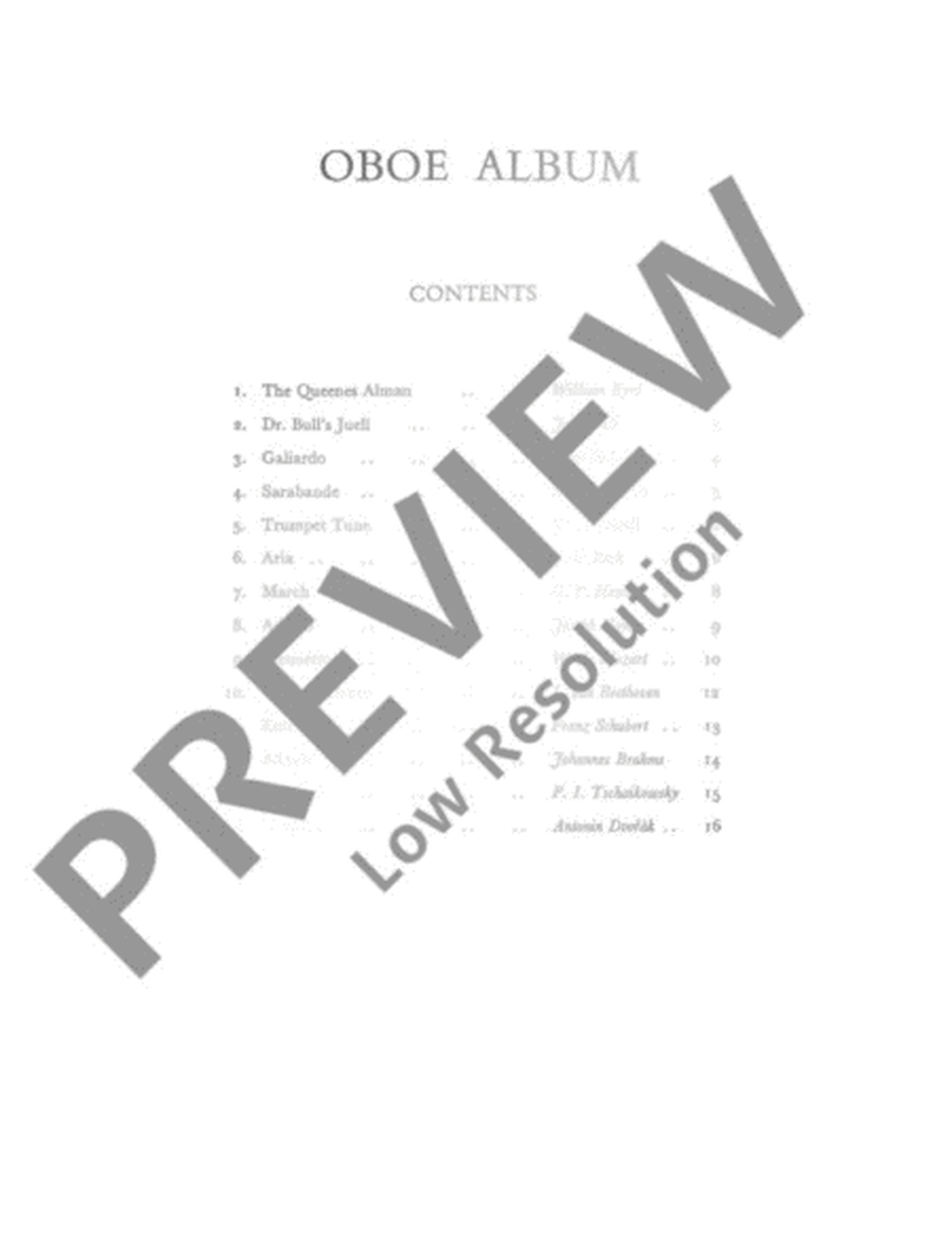 Oboe Album