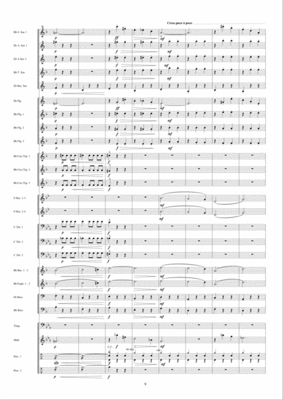 Rapunzel Fanfare Band scores gallery preview page 10