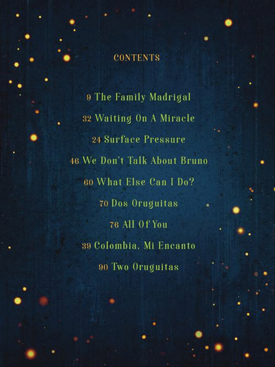 Encanto Encanto Piano, Vocal, Guitar scores gallery preview page 4