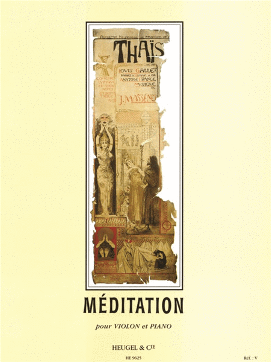 Meditation from Thais Violin Solo scores gallery preview page 1