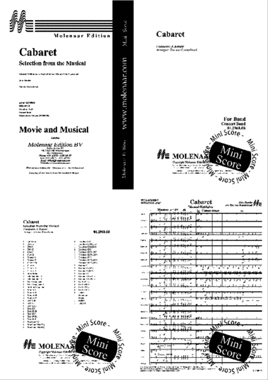 Cabaret Concert Band scores gallery preview page 2