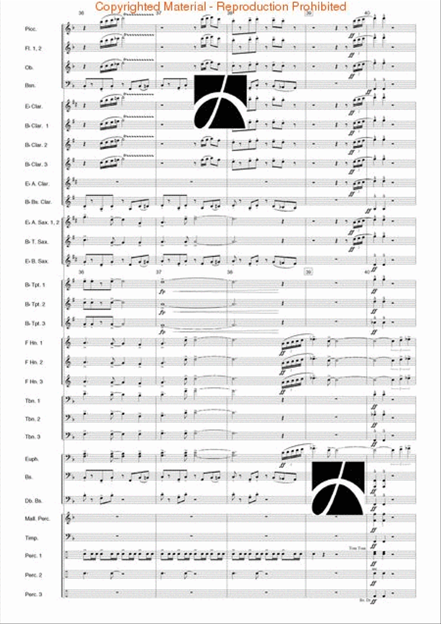 Virginia Concert Band scores gallery preview page 8