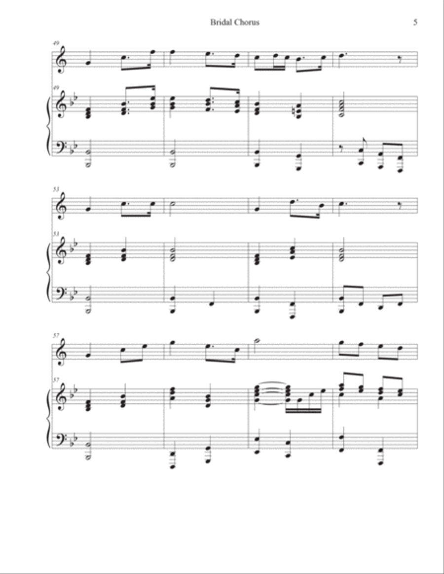 The Wedding Trumpet (Volume 1) Trumpet Solo scores gallery preview page 6