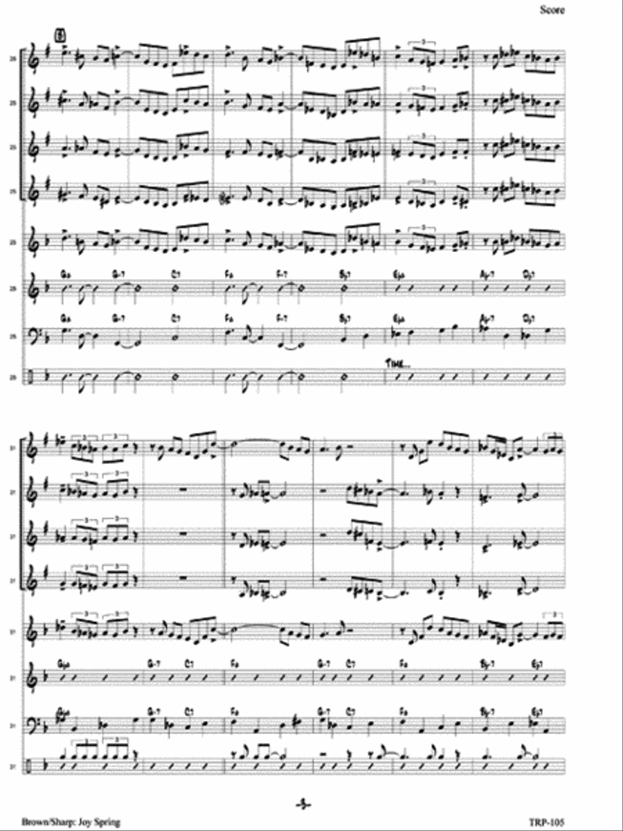 Joy Spring Small Ensemble scores gallery preview page 4