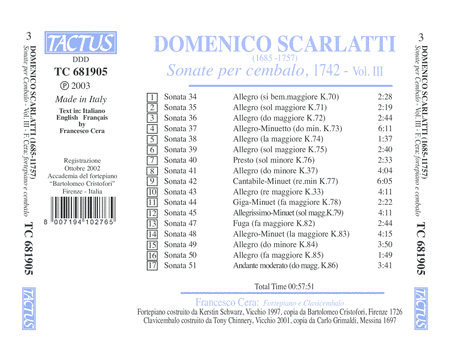 Scarlatti: Sonate Per Cembala