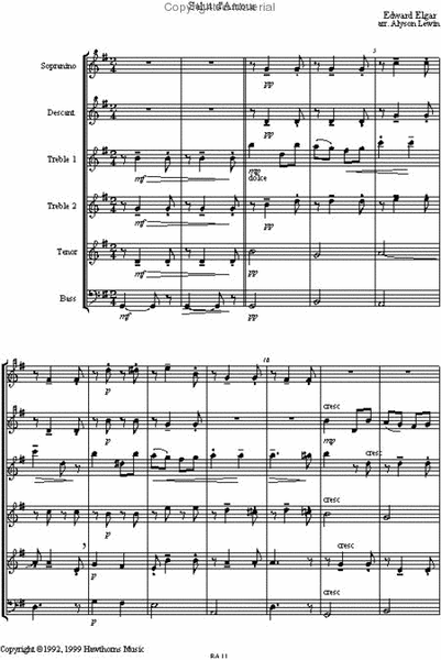 Salut Damour - Score and parts image number null