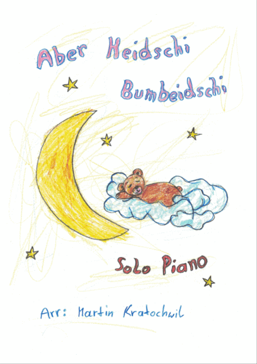 Aber Heidschi Bumbeidschi Piano Solo scores gallery preview page 1