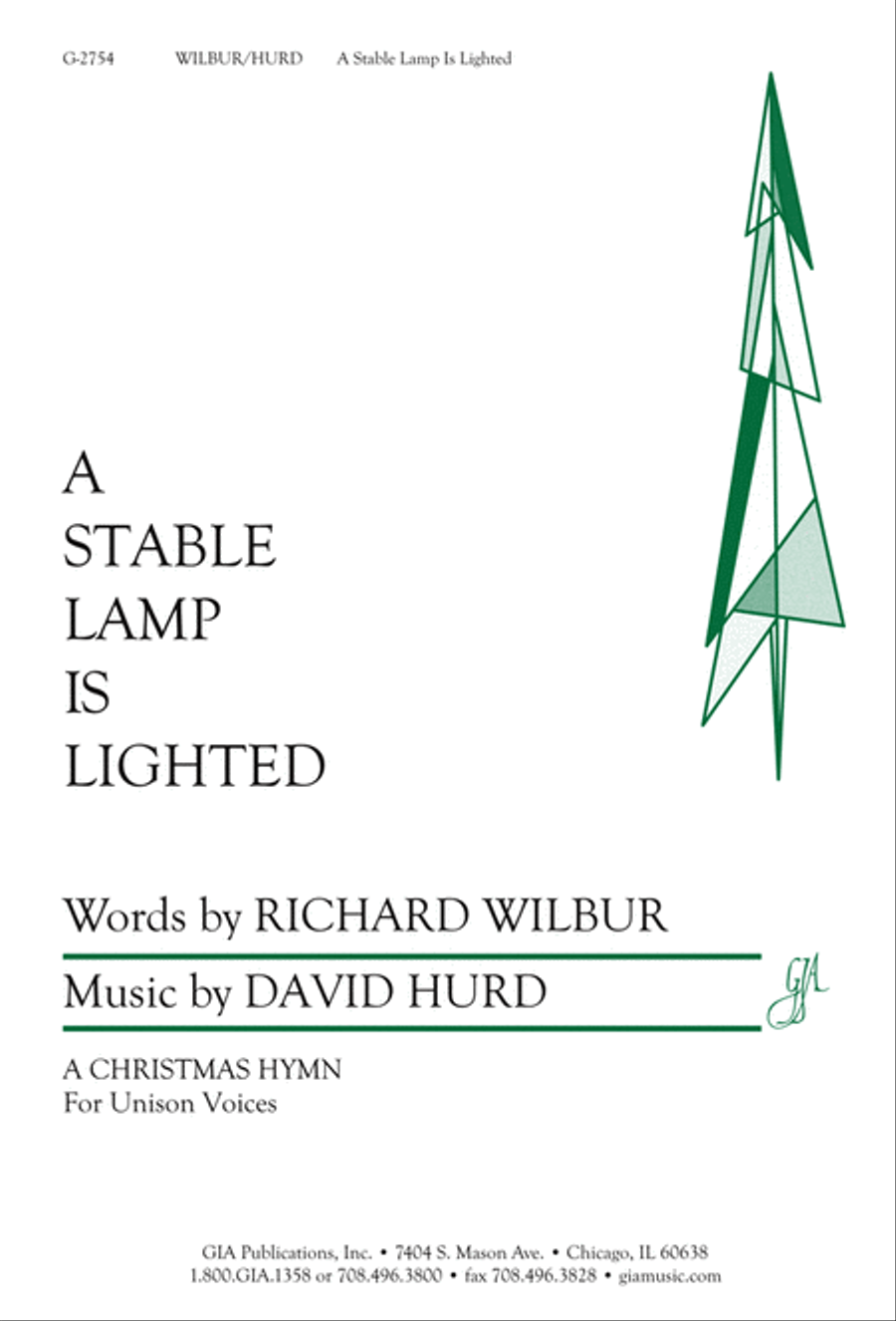 A Stable Lamp is Lighted Unison Choir scores gallery preview page 1