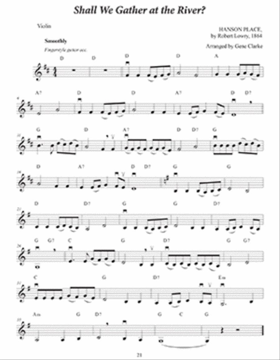 Hymns Made Easy for Violin Violin scores gallery preview page 3