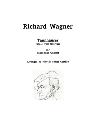 Book cover for Richard Wagner - Tannhäuser (Pilgrim's Chorus) for Sax Quartet