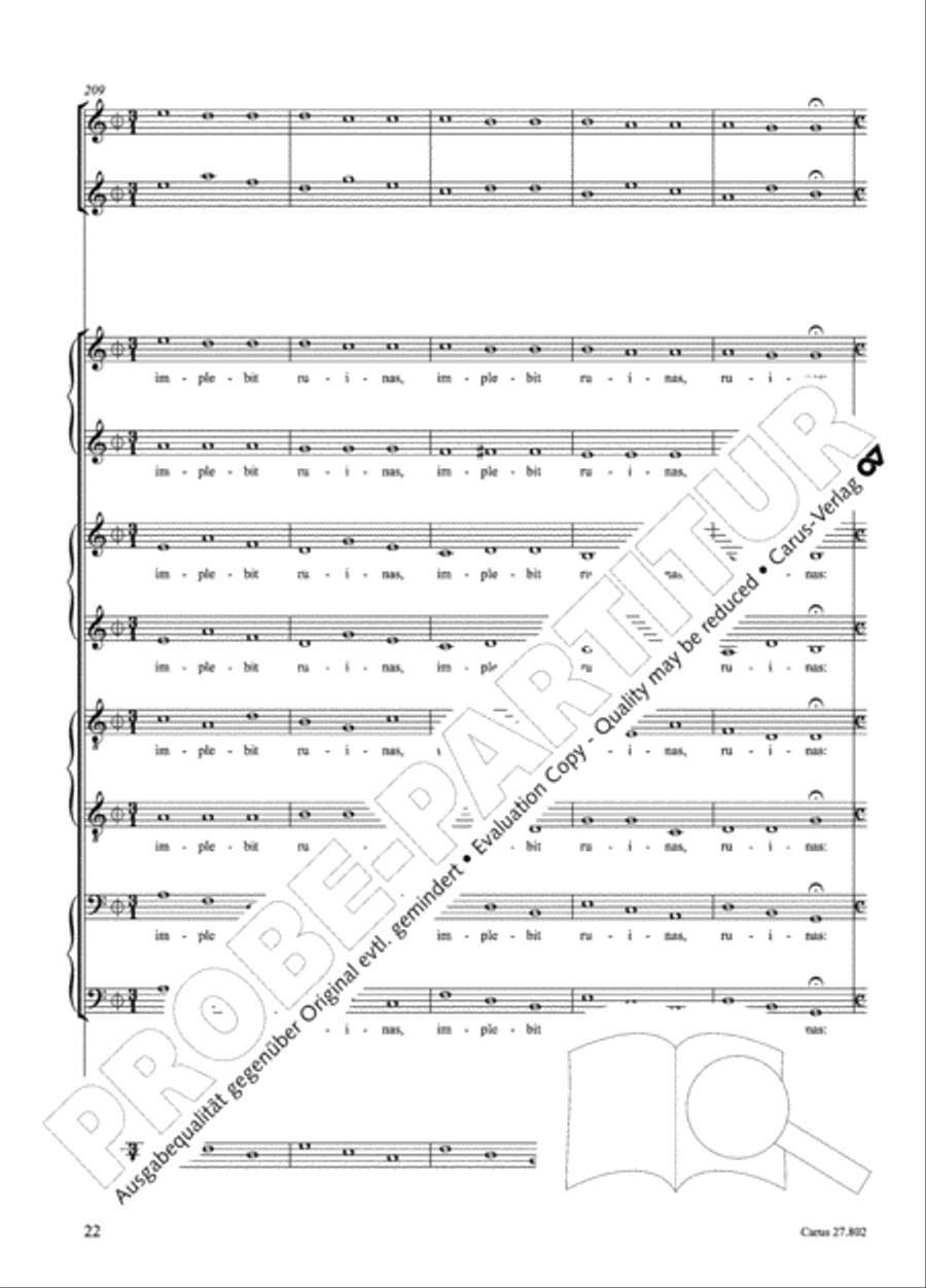Salmi I (Selva morale e spirituale) Collection / Songbook scores gallery preview page 47