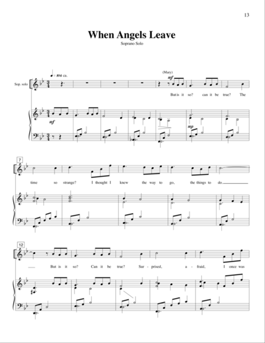 Strange Places (Christmas Pageant) 4-Part scores gallery preview page 23