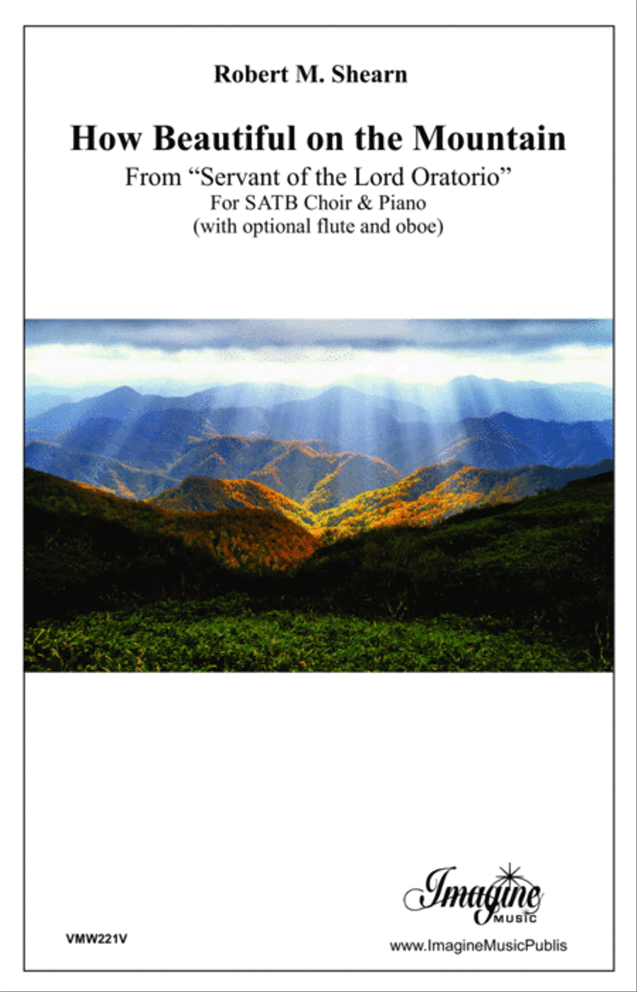 How Beautiful on the Mountain 4-Part scores gallery preview page 2