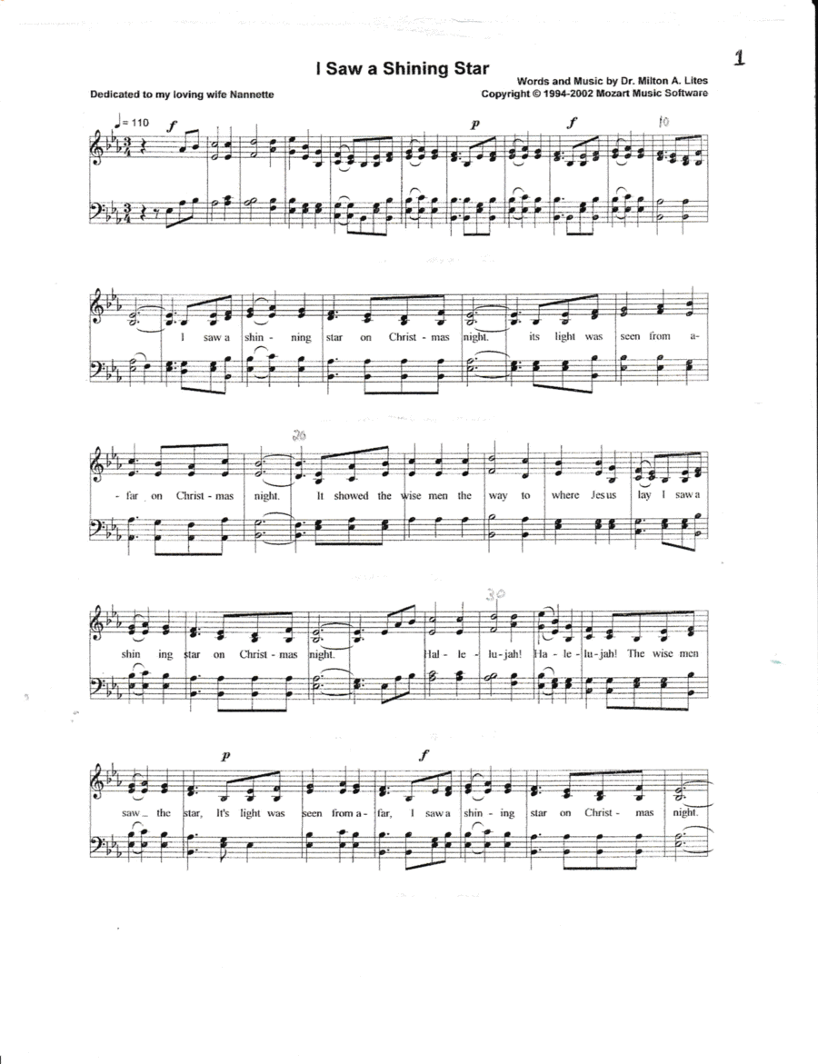 O My Soul Wake Up and Bless he Lord Piano Solo scores gallery preview page 1