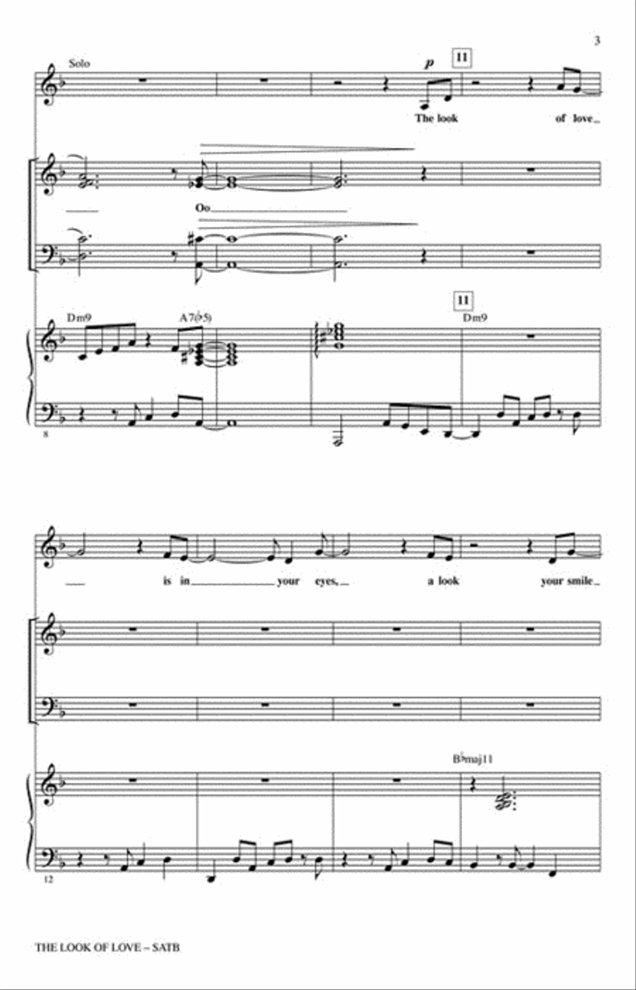 The Look of Love Choir scores gallery preview page 3