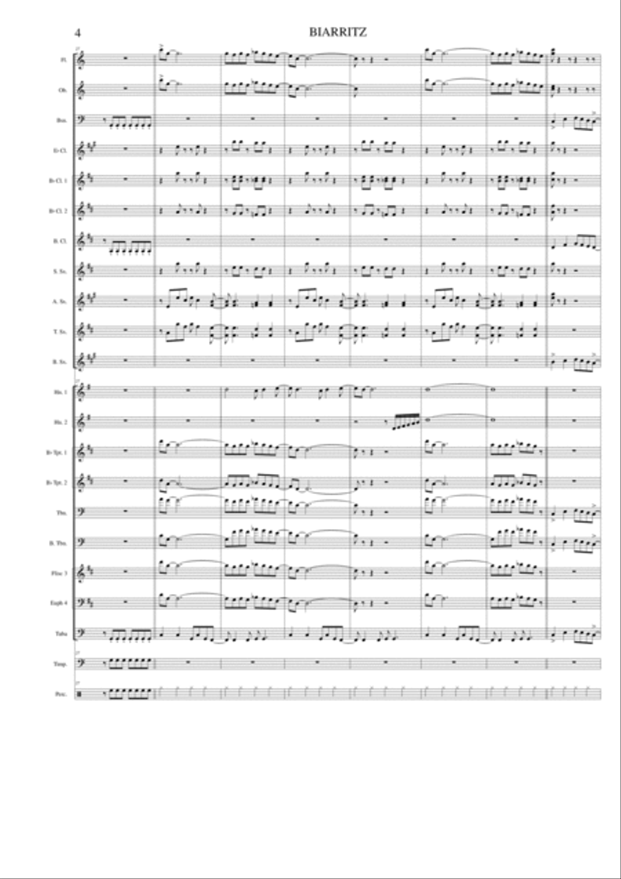 Biarritz Biarritz Concert Band scores gallery preview page 4