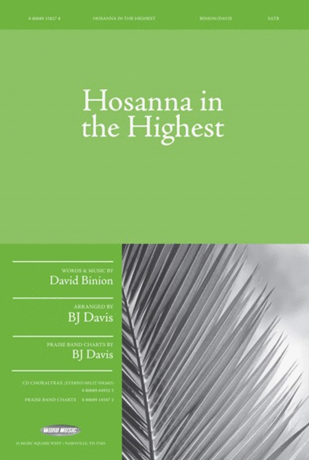 Hosanna In The Highest - CD ChoralTrax
