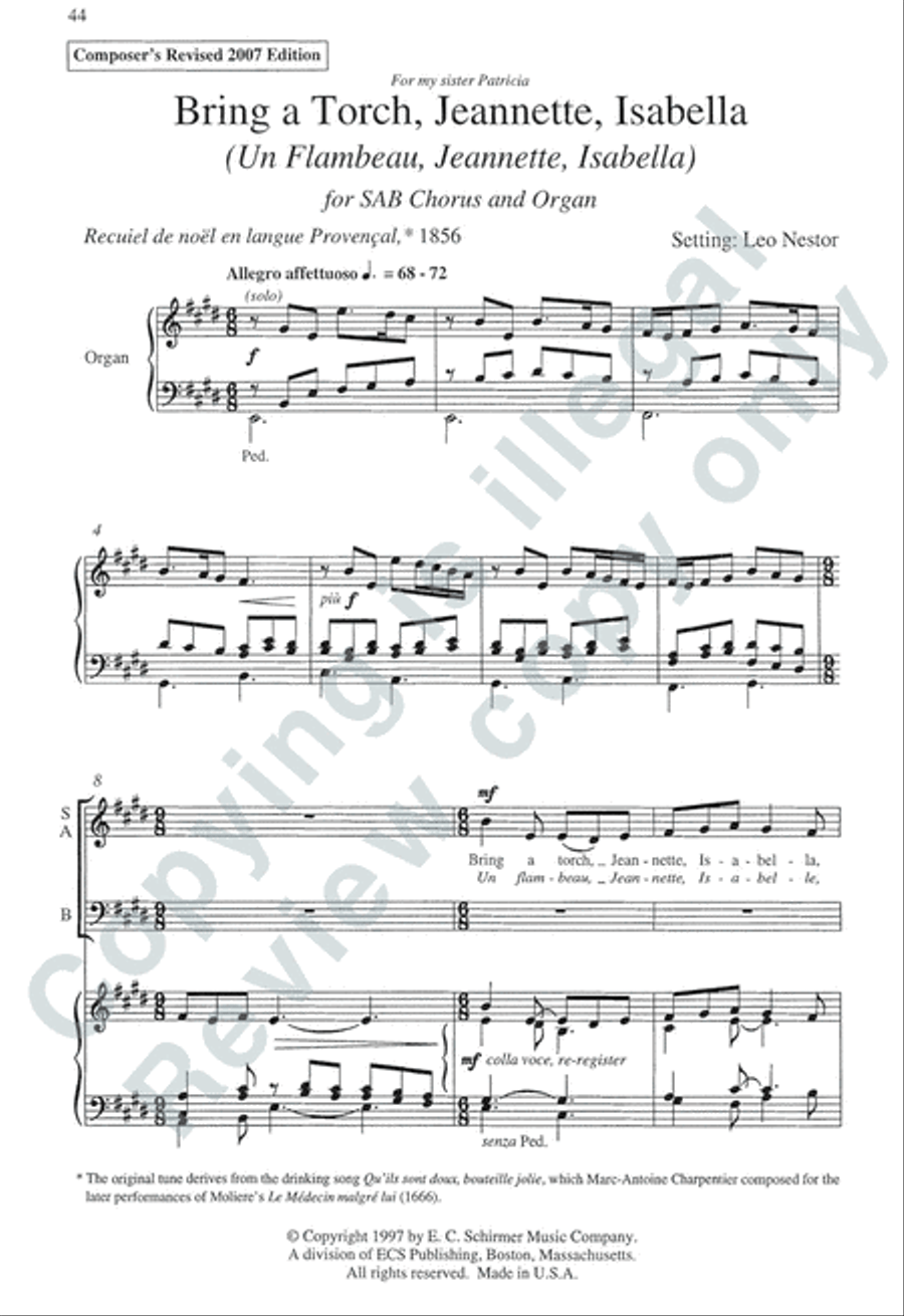 Somerset Anthem Books, Volume IV (Christmastide) 3-Part scores gallery preview page 17