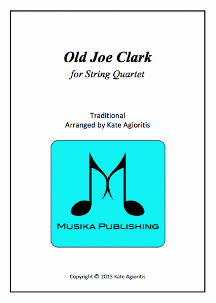Old Joe Clark - for String Quartet image number null